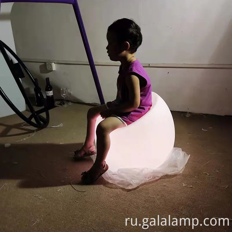 Современный светодиодный круглый стул и набор стола